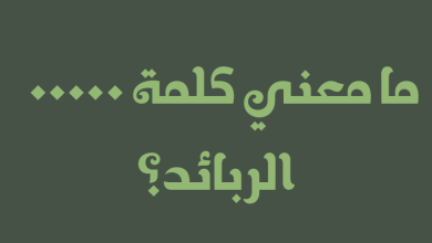 ما معنى كلمة الربائد؟ دليل شامل لفهم المعنى والاستخدام